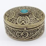 Ethnic filigree jewelry box