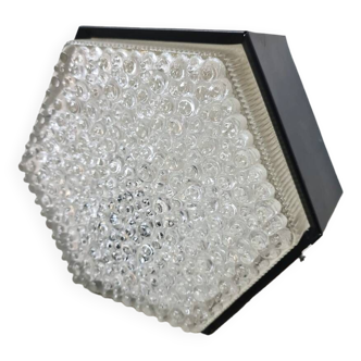 Vintage Dutch ceiling wall light B1092 Raak 'Hexagon'