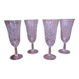 4 Enghien champagne coupes from the 1960s