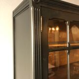 Old glass-enclosed Parisian wardrobe