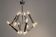 Geometrical chrome chandelier by Boulanger