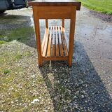 Wooden Drapery Table, 3 Drawers.