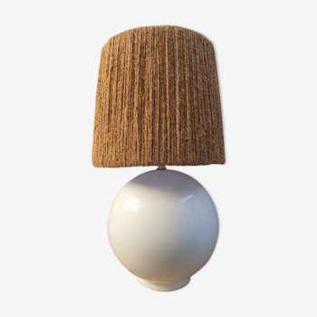 Lampe céramique forme  boule