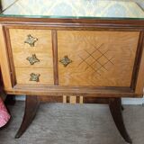 Pair of art deco bedside tables