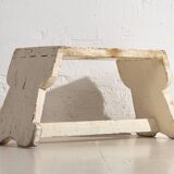 Antique white stool (c.1920) #4