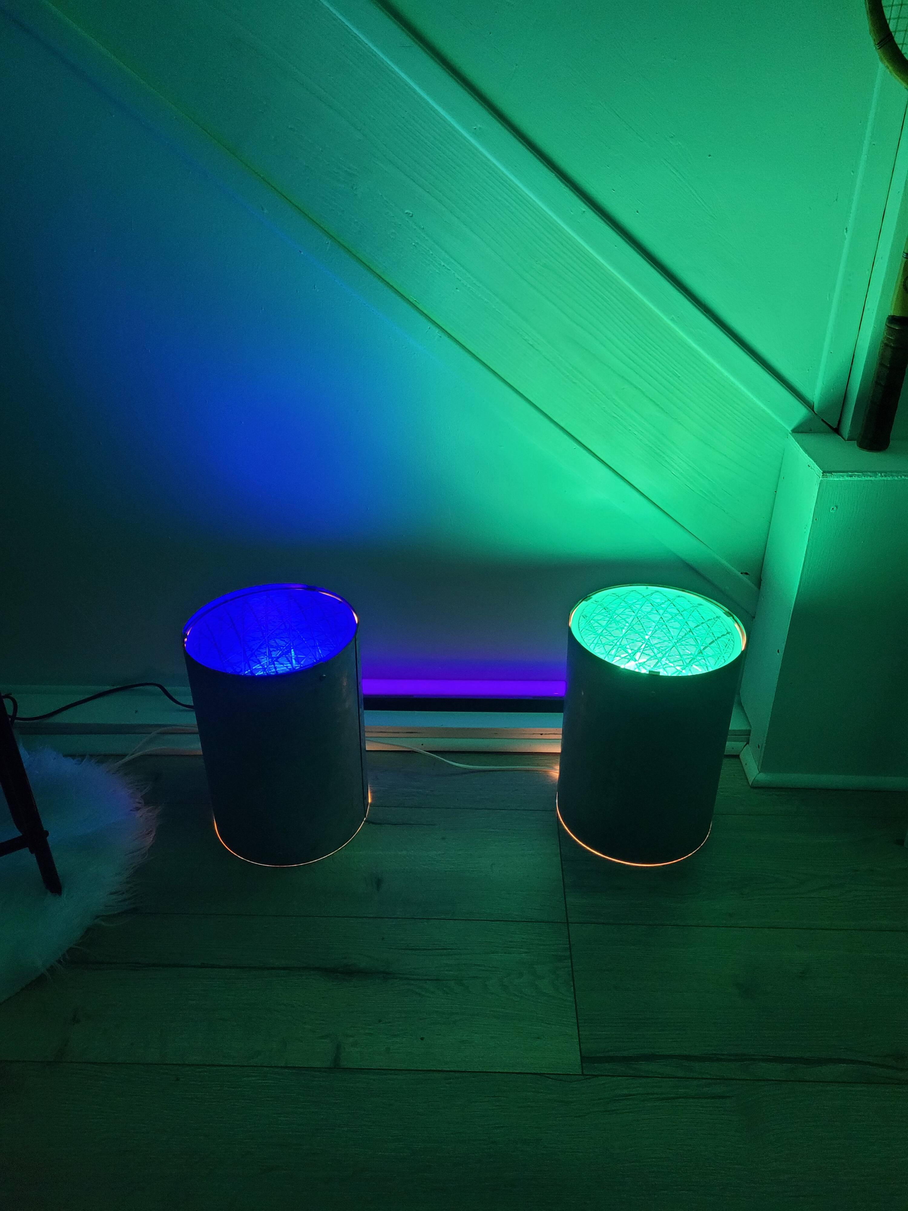 Table lamps for ambiance