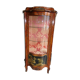 Asian decor rosewood marquetry showcase