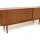 Scandinavian teak sideboard "Trio", Nils Jonsson, Troeds, Sweden, 1960
