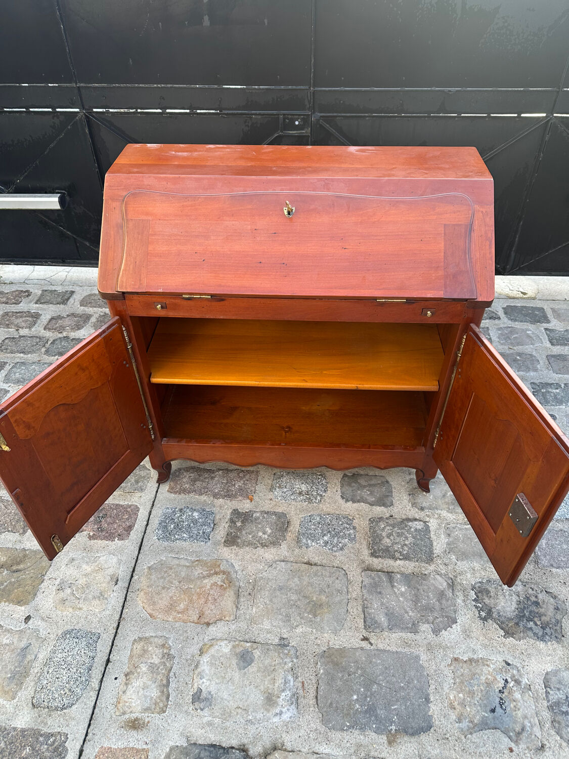 Regency style donkey's back secretary