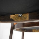 1950s Set of Four Restored Dining Chairs, Czechoslovakia