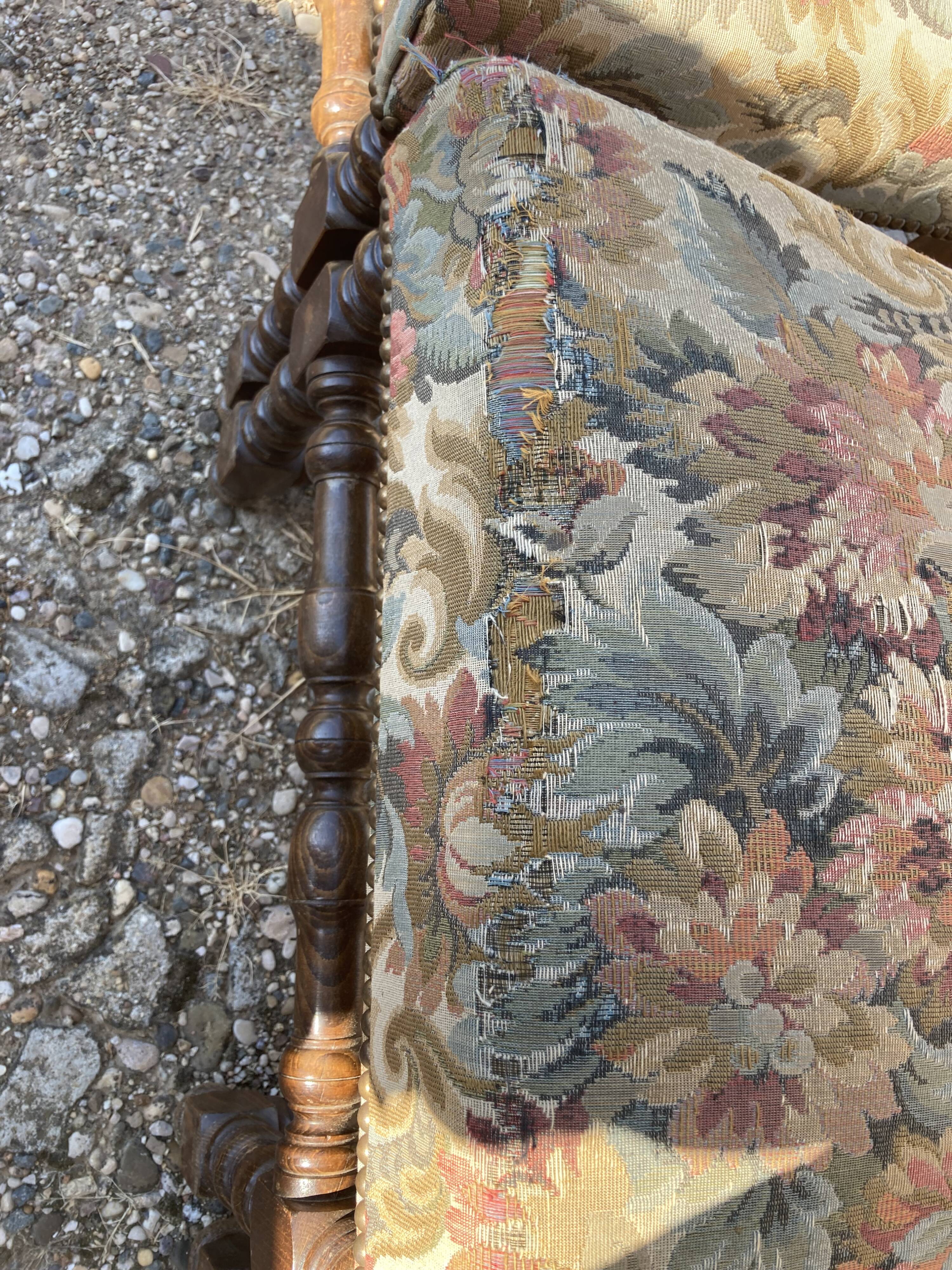 6 Louis XIII style chairs