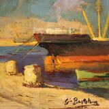 Tableau signé Giovanni Bartolena du 20ème siècle
