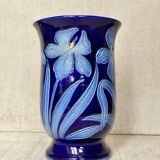 Alsace stoneware vase signed Paul Schmitter 1960s