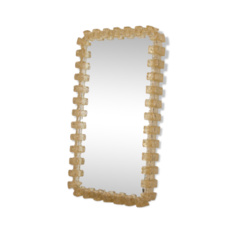 Large luminous acrylic mirror.