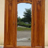 3-door walnut cabinet and walnut bramble