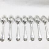 Solid silver moka spoons
