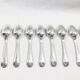 Solid silver moka spoons