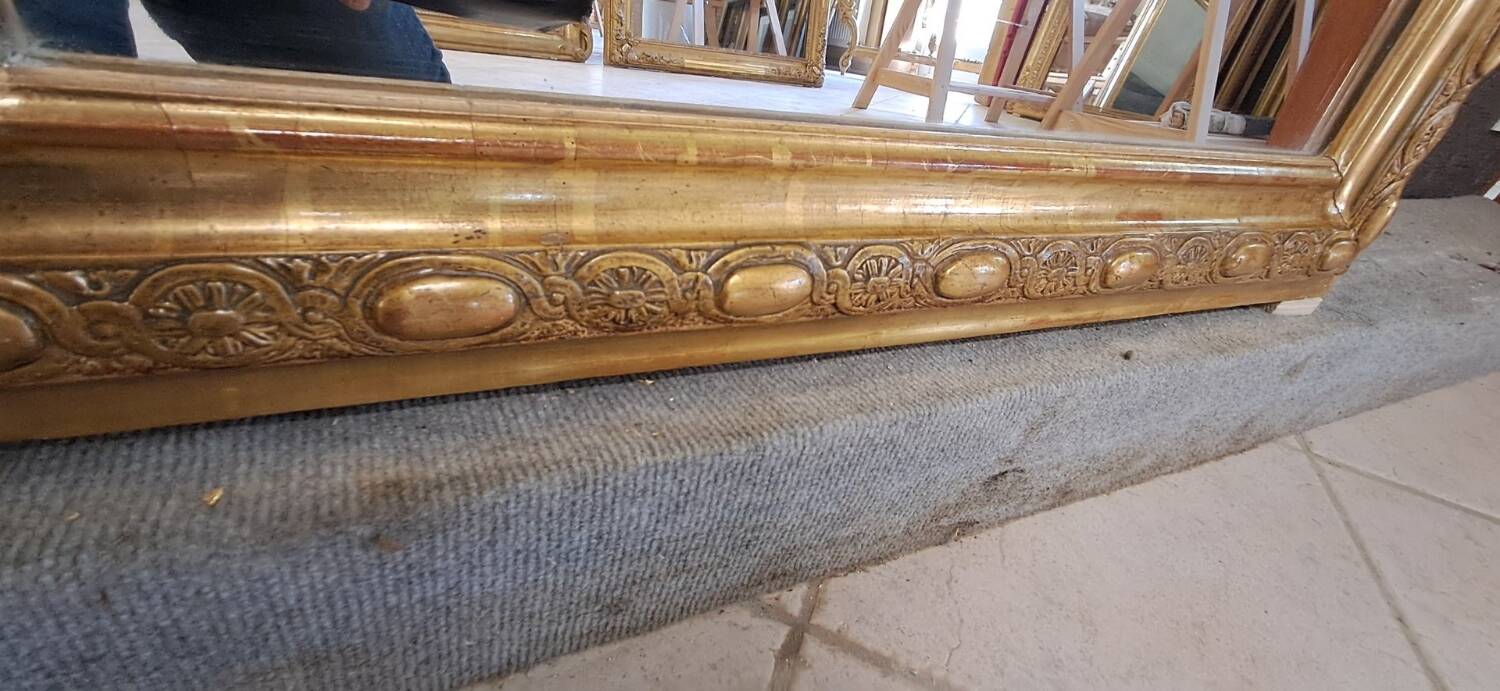 19th century mirror 134x75