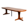 Teak dining table with 4 extensions