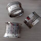 Set of 6 old napkin rings