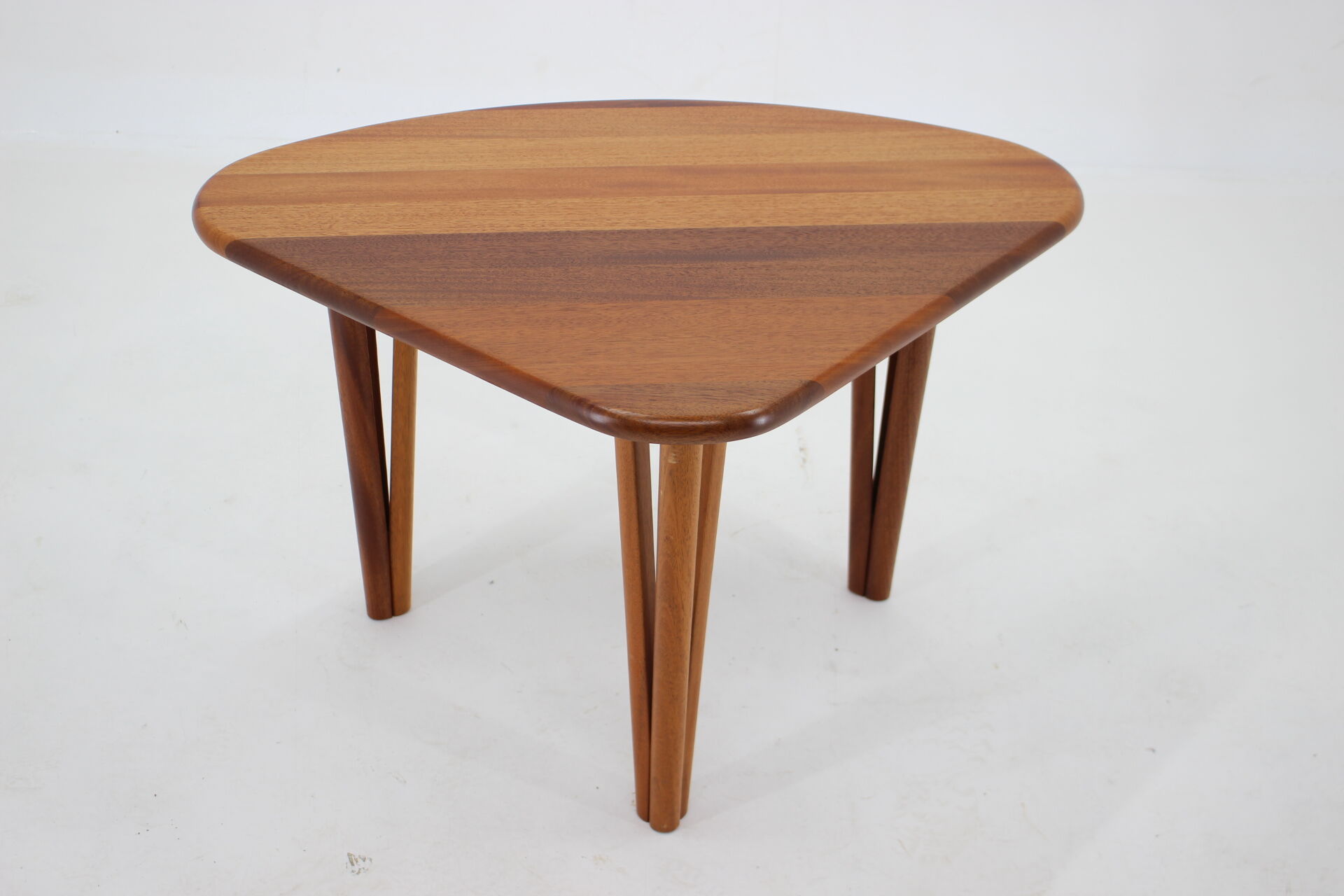 1970s Organic Solid Teak Coffee Table, Denmark