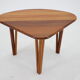 1970s Organic Solid Teak Coffee Table, Denmark