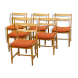 Series of Scandinavian chairs 45.5 cm