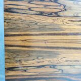 Coffee table from the 70s, chrome and rosewood