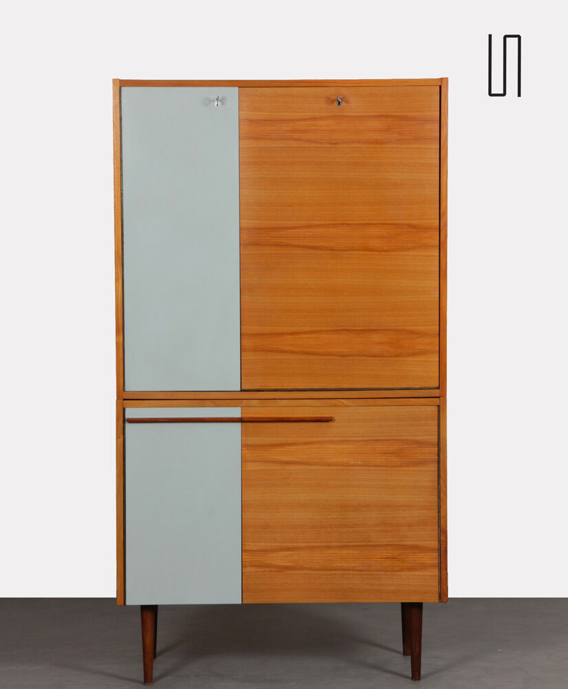 Vintage wooden storage by UP Zavody, 1960