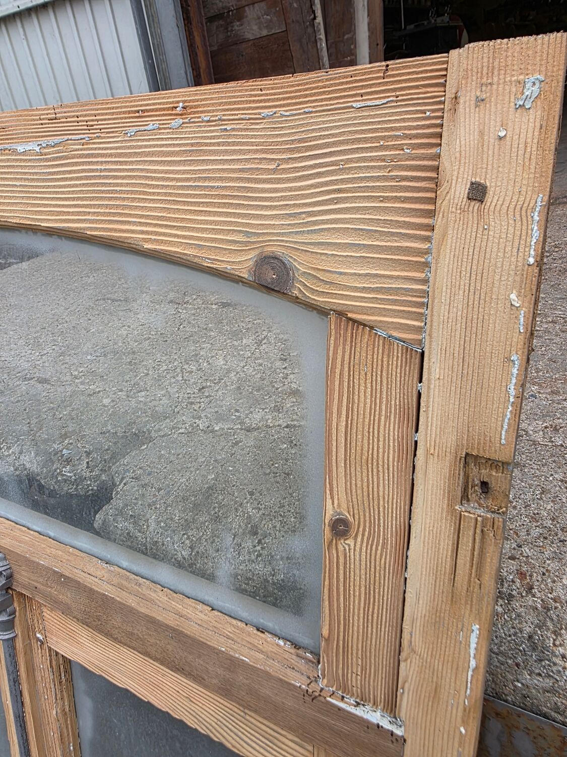 Old window with frame