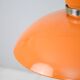 Scandinavian Pendant lamp in orange plastic, 1960s