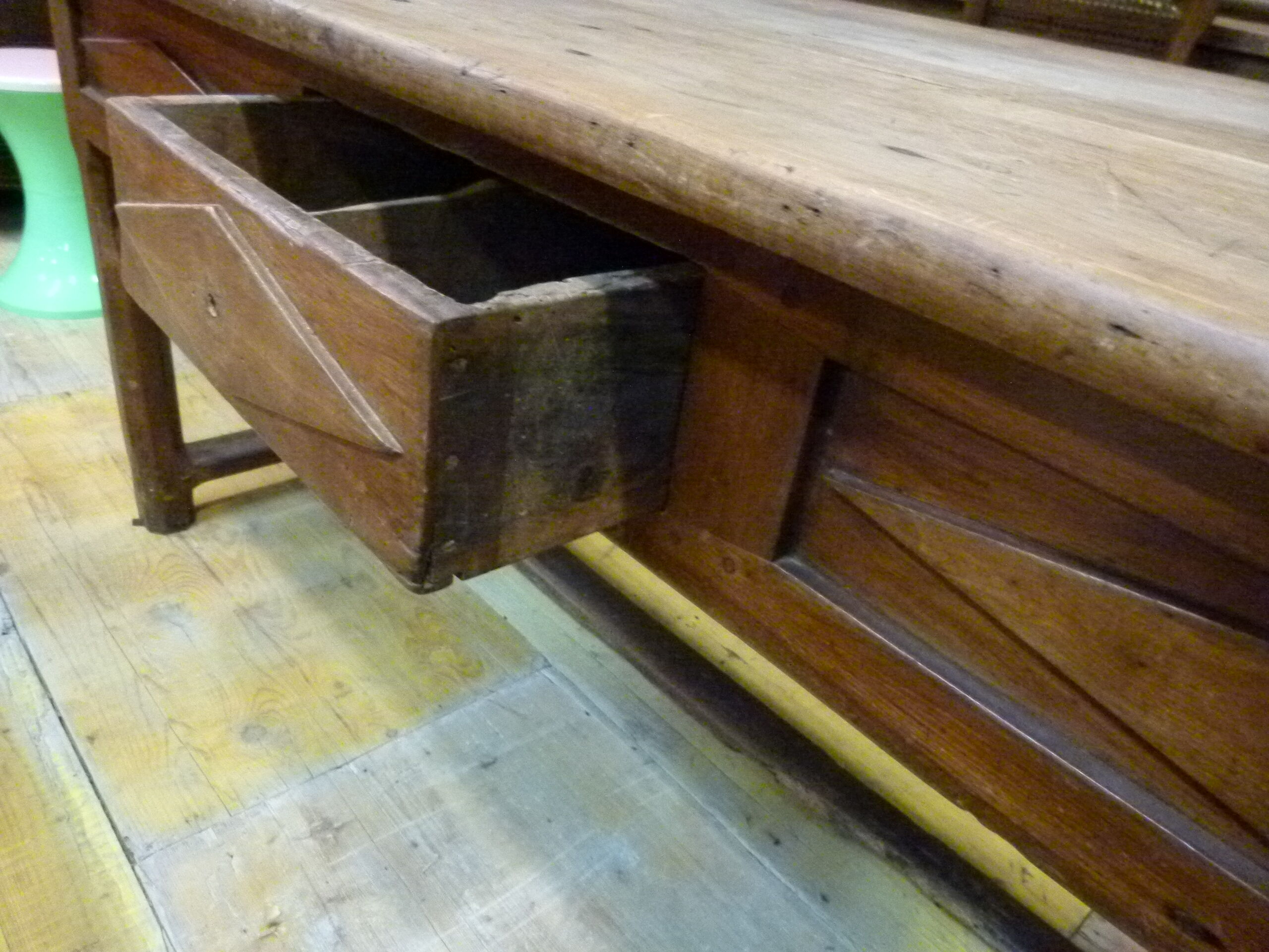 19th century farmhouse table