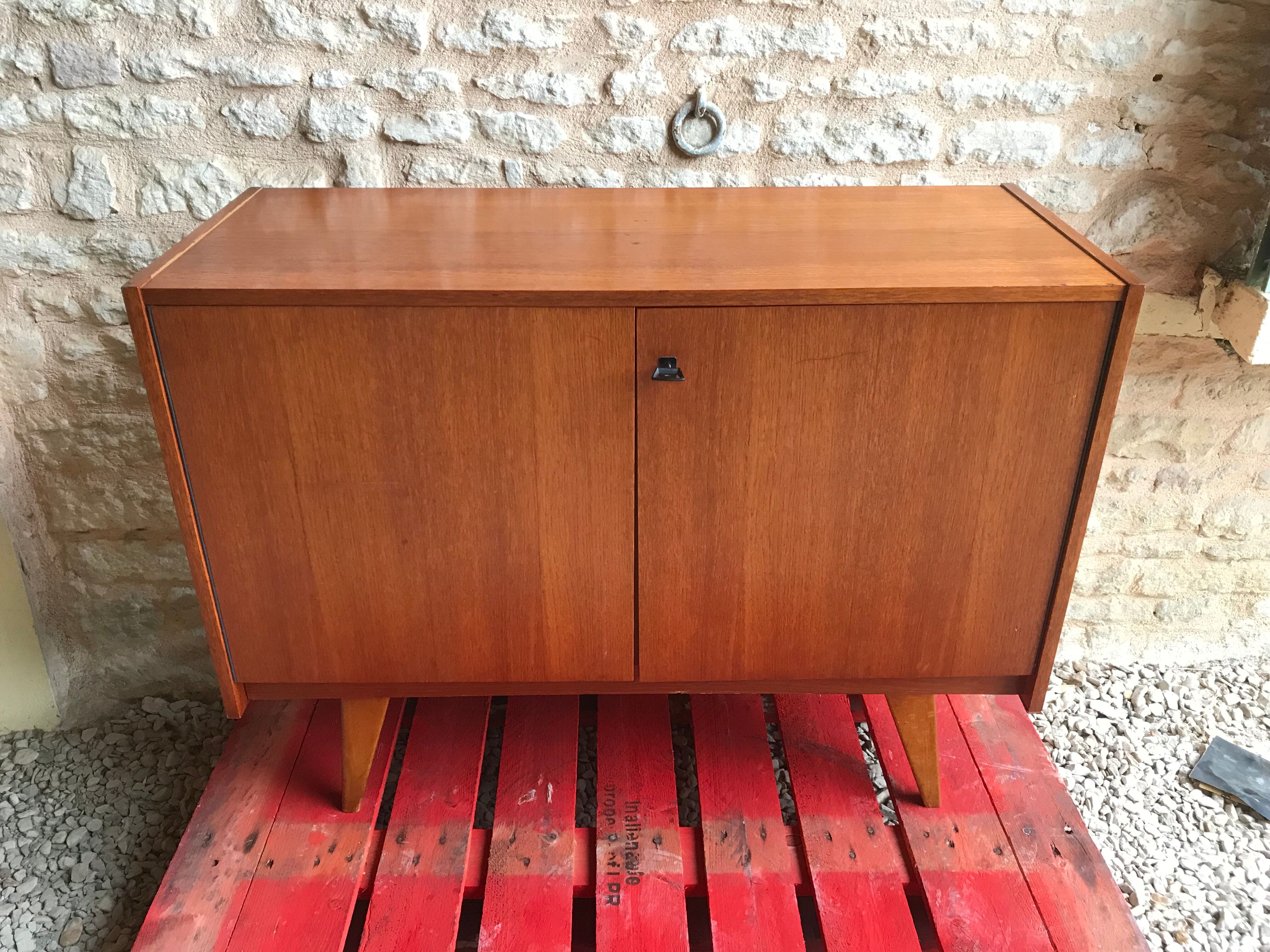 Vintage sideboard feet compass 1960's