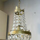 Small basket chandelier hot air balloon