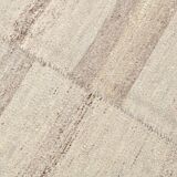 Beige & Brown Kilim Runner Rug, 95x257Cm