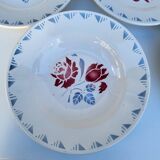 Lot 9 deep plates ▪︎ Art Deco ▪︎ Jane ▪︎ Niderviller