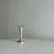 small antique silver-plated metal vase