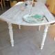 Table ronde avec 2 abattants