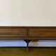 Church bench with paneled backs, 19th century, circa 1880