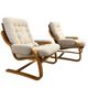 Set of 2 vintage WESTNOFA armchairs / individual armchairs