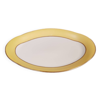 Plat ovale en porcelaine de Limoges