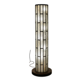 Architectural stained glass floor lamp