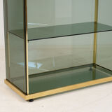 1960's glass and brass library