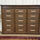 Oak cabinet from the early 20th century at support height.