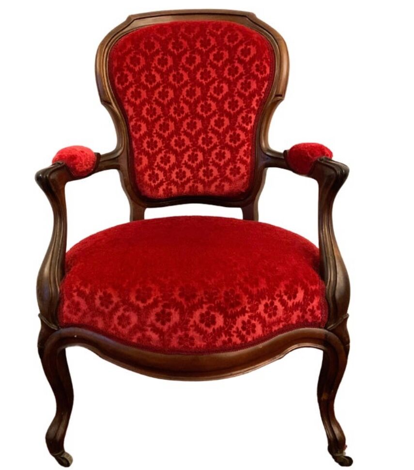 Louis XV Style Cabriolet armchair, circa 1850