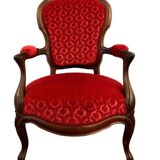 Louis XV Style Cabriolet armchair, circa 1850