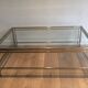 Modernist Chrome Coffee Table with Triple Legs, French Work circa 1970