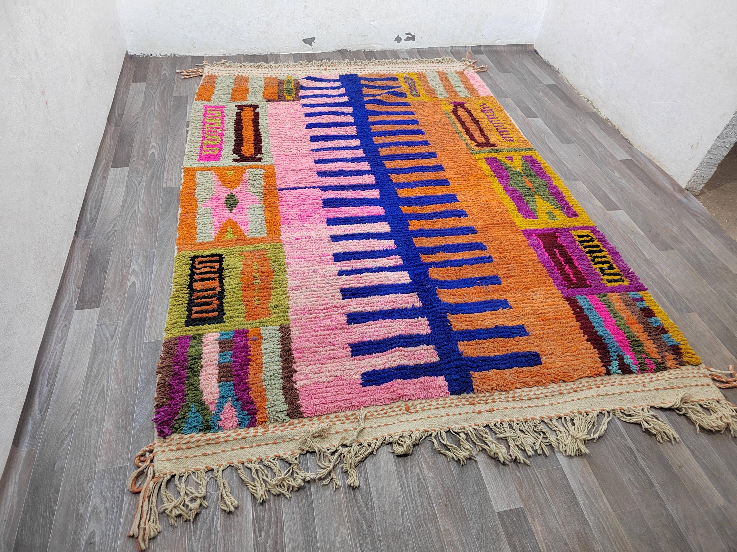 Authentic handmade Moroccan rug 3x2 m