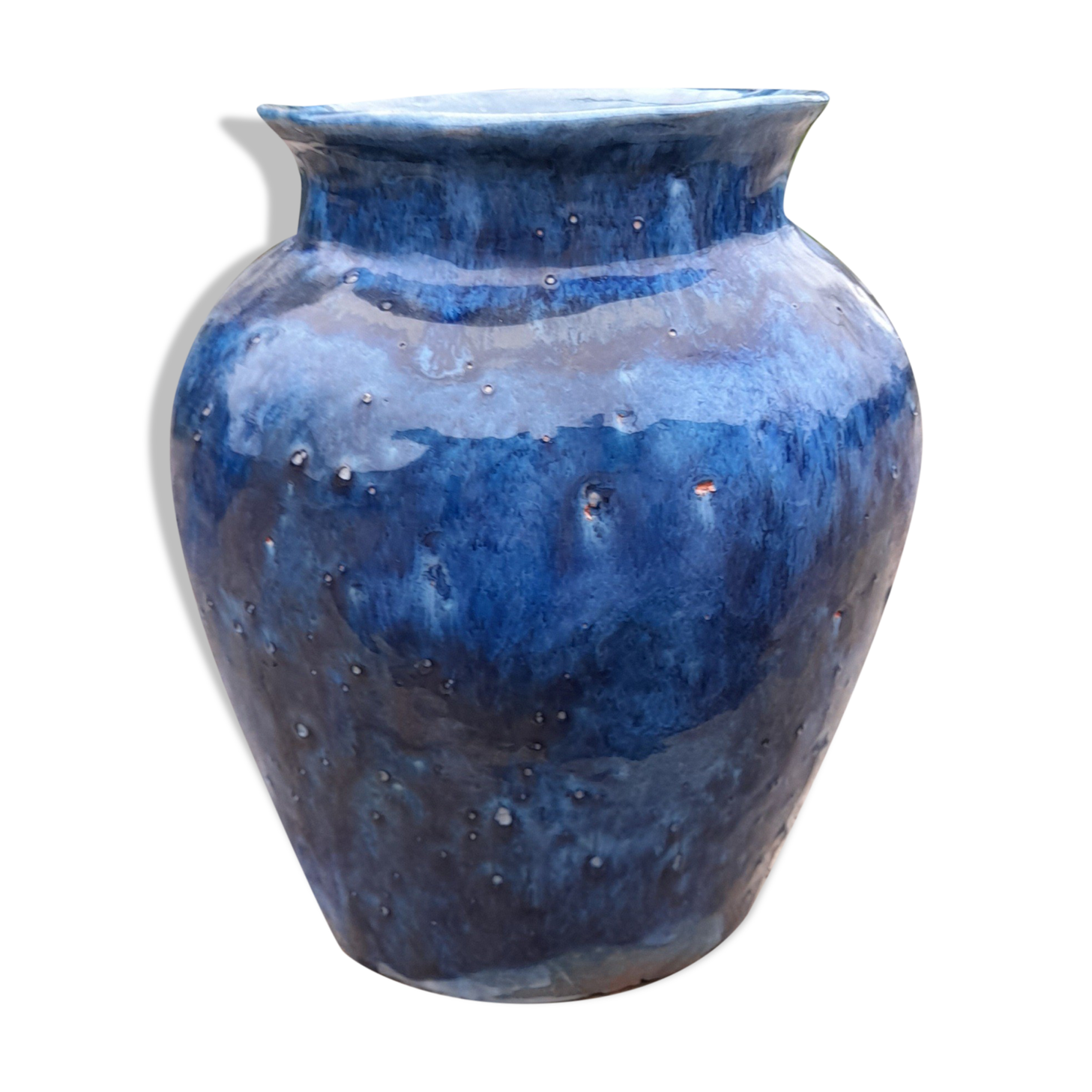Glazed ceramic vase
