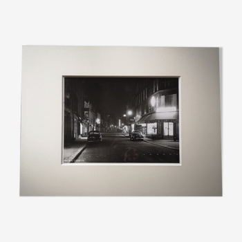Photographie 18x24cm tirage argentique noir et blanc ancien - Rue de la Roquette - Années 1950-196